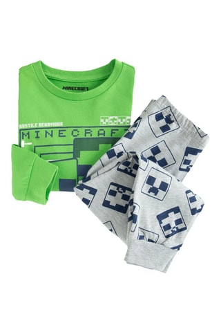 Pyjama Minecraft - Vert clair et gris