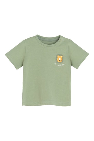 3 t-shirt - Verde, bianco e giallo