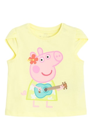 T-shirt Peppa Pig - Jaune