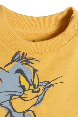 T-shirt Tom e Jerry - Giallo