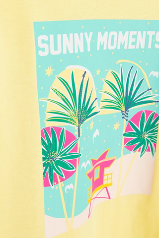 T-shirt -  Jaune