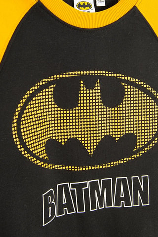 Sweat Batman La Ligue des Justiciers DC Comics - Jaune et noir