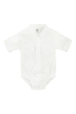 Body-chemise - Blanc