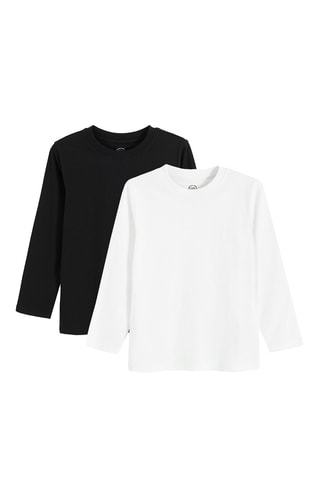 2 t-shirts - Noir et blanc