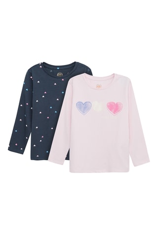 2 t-shirt - Navy e rosa