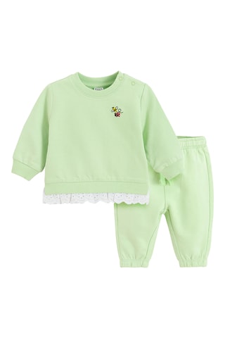 Felpa e pantaloni sportivi - Verde chiaro