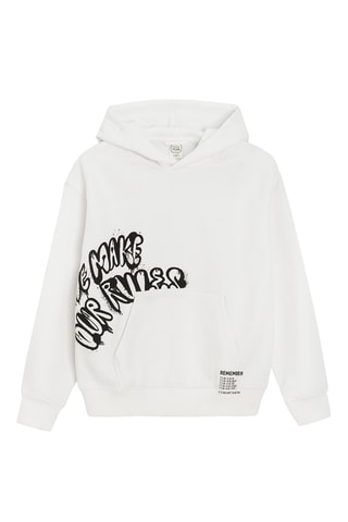 Sweat à capuche - Blanc