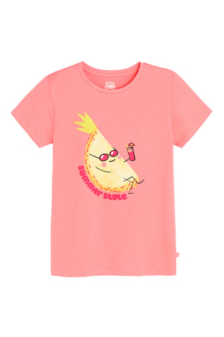 2 t-shirts - Saumon et jaune