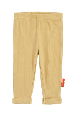 Sweat et pantalon - Taupe et jaune