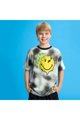 T-shirt Smiley - Noir