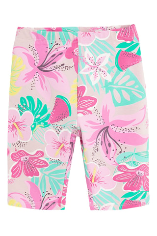 Legging - Rose et turquoise