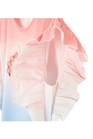T-shirt dip and dye - Rose et ciel