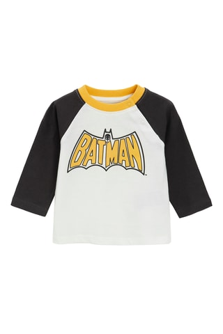 T-shirt Batman La Ligue des Justiciers DC Comics - Jaune et noir