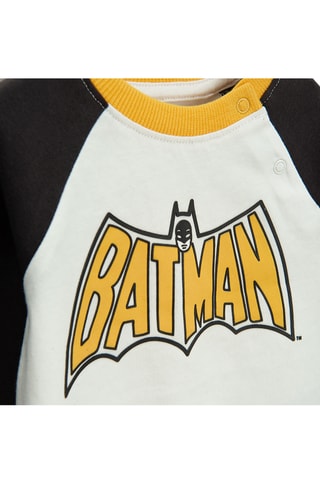 T-shirt Batman La Ligue des Justiciers DC Comics - Jaune et noir