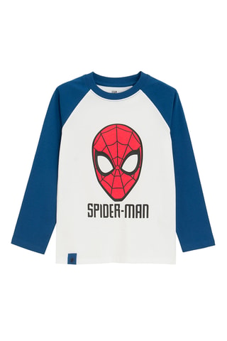 2 t-shirts Spider-Man Avengers Marvel - Bleu marine et blanc