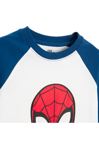 2 t-shirts Spider-Man Avengers Marvel - Bleu marine et blanc