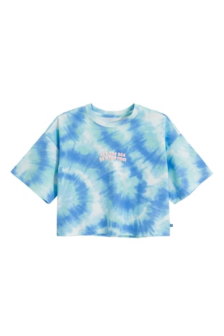 T-shirt et short tie and dye - Blanc