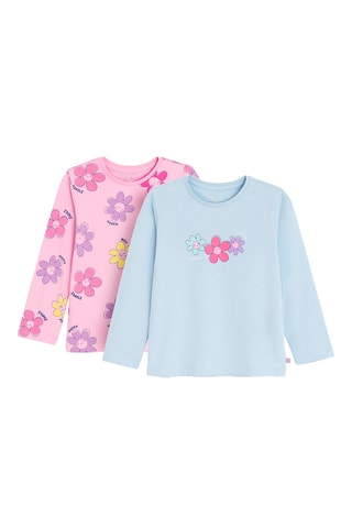 2 t-shirts - Rose et ciel
