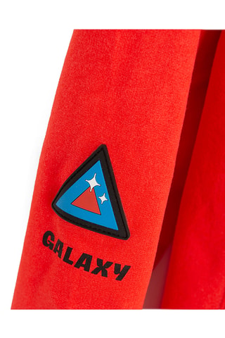 Sweat à capuche NASA - Rouge