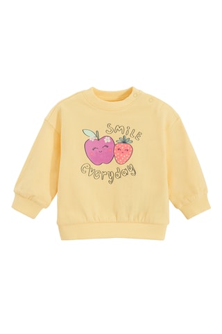 Felpa e pantaloni sportivi - Giallo
