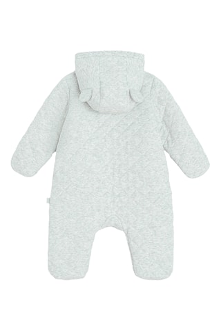 Combipilote à capuche - Gris clair chiné