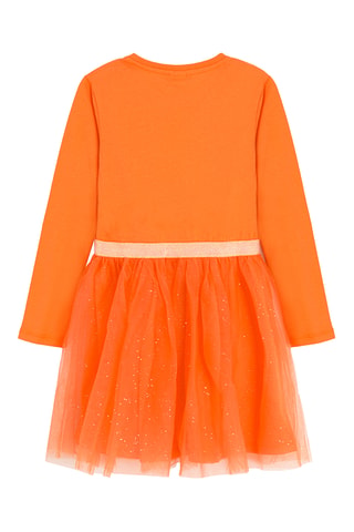Robe trompe l’œil - Orange