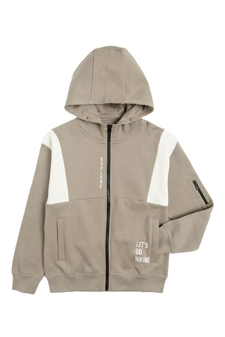 Sweat à capuche - Taupe