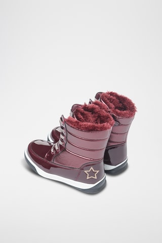 Bottines fourrées - Bordeaux