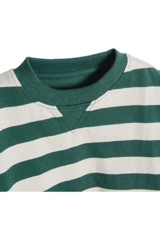 Sweat - Vert clair et écru