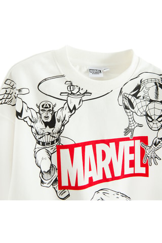 Sweat Avengers Marvel - Blanc