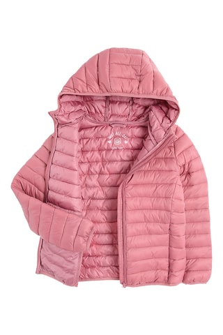 Doudoune à capuche - Rose