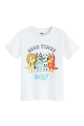 T-shirt Bluey - Bianco