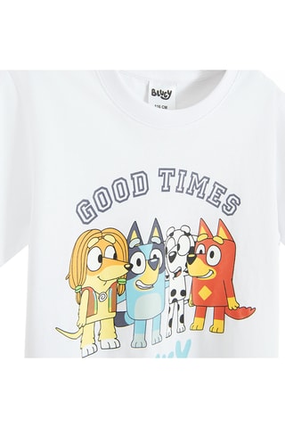 T-shirt Bluey - Bianco