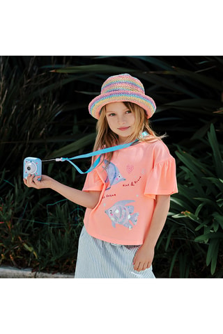 T-shirt - Corail
