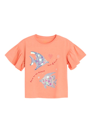 T-shirt - Corail