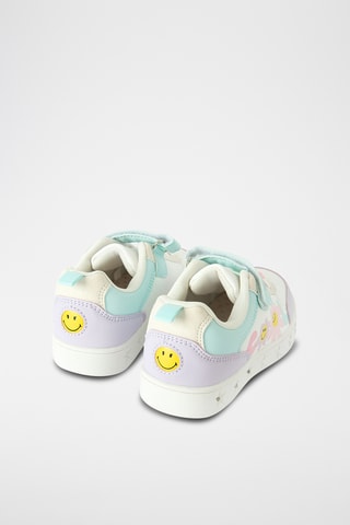 Baskets - Ecru et mauve