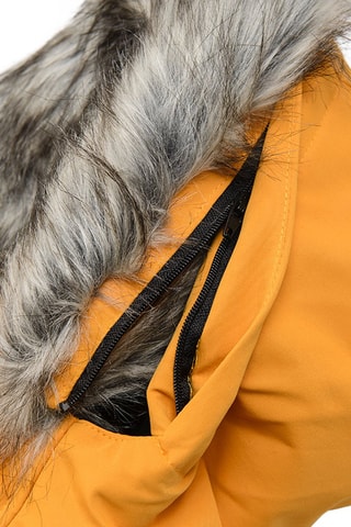 Parka à capuche Jaune