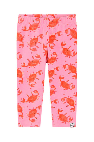 Legging Rose et orange
