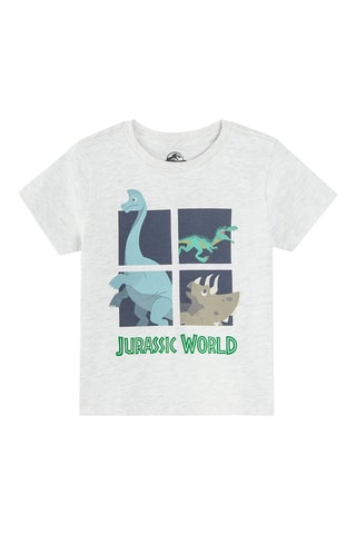T-shirt Jurassic World - Beige melange