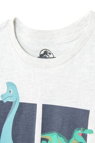 T-shirt Jurassic World - Beige melange