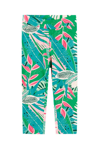 2 leggings Anthracite et vert