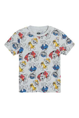 2 t-shirts Pat’ Patrouille Beige et gris chiné