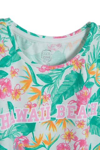 T-shirt noué Vert