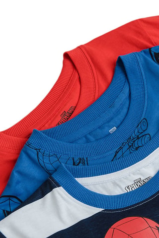 3 t-shirts Spider-Man Avengers Marvel - Bleu marine et rouge