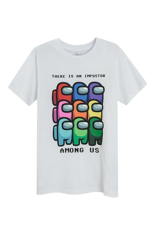 T-shirt Among Us - Bianco