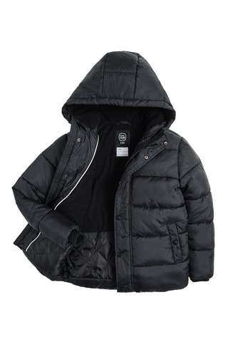 Doudoune à capuche - Noir