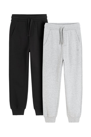 2 pantalons - Gris et noir