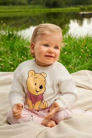 Gilet et jogging Winnie l’ourson Disney - Ecru et rose