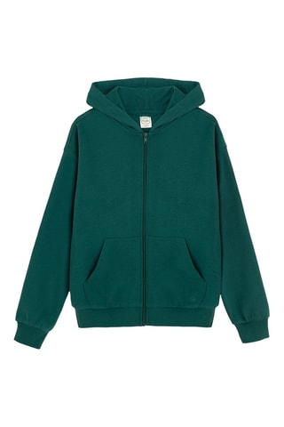 Sweat à capuche - Vert foncé