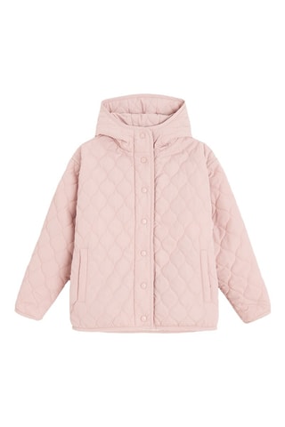 Doudoune réversible à capuche - Rose